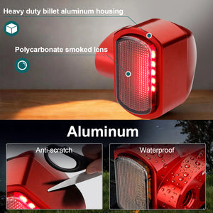 Clignotants arrière LED mini avec stop et veilleuse pour Harley Touring, Softail, Sportster et Dyna - vue 3
