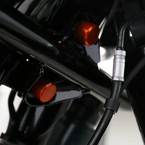 Caches de vis aluminium pour Harley Road Glide et Street Glide - vue 4