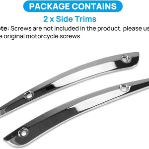 Garniture latérale noire en aluminium pour pare-brise Harley Road Glide - vue 5