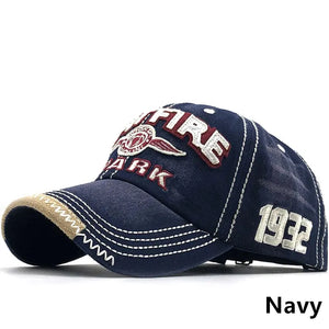 Casquette snapback brodée en coton - vue - vue 9