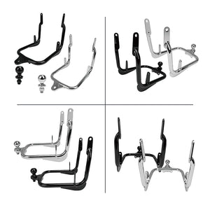 Attache-remorque noir chromé pour Harley-Davidson Touring Electra Road King CVO Street Glide Road Glide 2009-2023 – photo 3/8