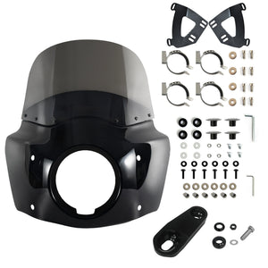 Carénage avant avec pare-brise fumé pour moto Harley Sportster - vue 7