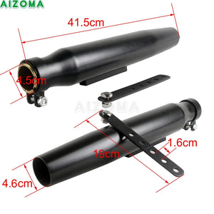 Système d'échappement pour Harley-Davidson Sportster XL, Dyna, Touring, Softail, ainsi que Suzuki et Honda (montage universel, style Café Racer) – photo 2/10