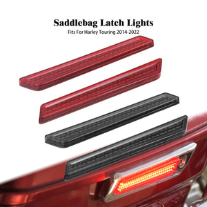 Feu LED de fermoir de sacoche rouge pour Harley-Davidson Touring - vue 1