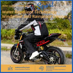 Ensemble Imperméable Complet Réfléchissant Moto et Vélo Électrique - vue 2