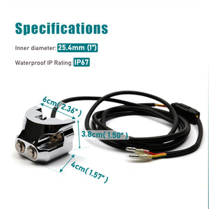 Kit Commutateur de Suspension Pneumatique pour Guidon 1" - Harley-Davidson Dyna, V-Rod, Sportster (Systèmes AERO) – photo 6/7