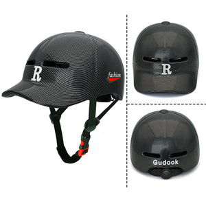 Casque de vélo forme casquette, vue de profil - vue 1