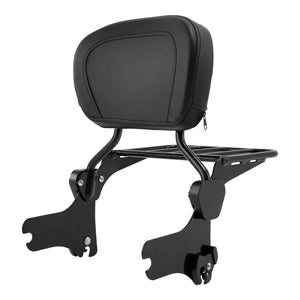 Dossier sissy-bar amovible avec porte-bagages pour Harley Touring - vue 8
