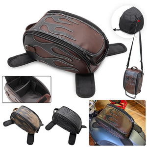 Sacoche de Réservoir Moto Magnétique en Cuir PU Imperméable - Universelle - vue 1