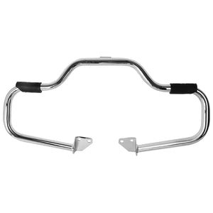 Barre de protection moteur noire sur Harley Dyna - vue 4