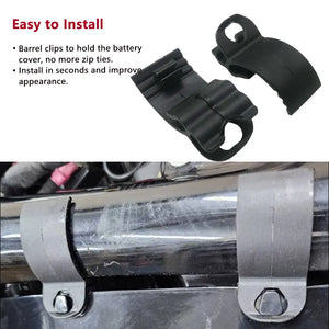 Clips de cache de batterie pour Harley Sportster - vue 4