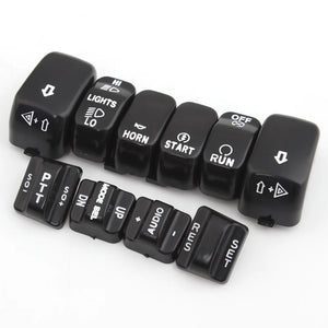 Caches de boutons de commodo pour Harley Touring - vue 6