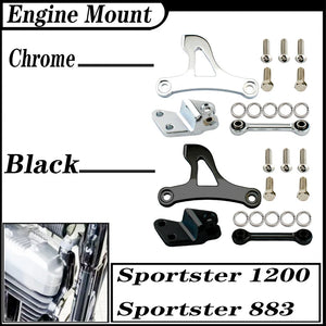 Lot de 3 supports moteur en aluminium - Harley-Davidson Sportster 883/1200 – photo 1/14