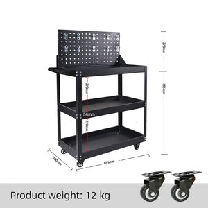 Chariot d'atelier mobile 3 niveaux pour outils de réparation – photo 10/10