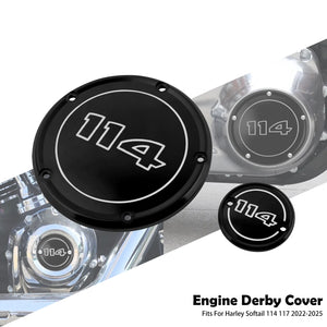 Derby cover et couvercle de distribution 114 pour Harley Softail - vue 9