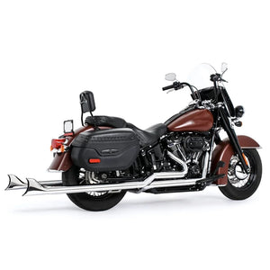 Ligne d'échappement queue de poisson pour Harley Softail - vue 7