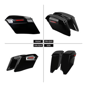 Sacoches Rigides Étirées 4 pouces avec Clés - Harley-Davidson Touring 2014-2024 – photo 3/8