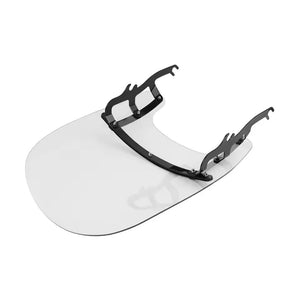 Pare-brise moto noir pour Harley Softail Fat Boy - vue 4