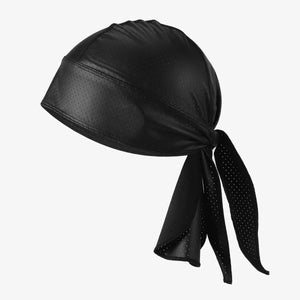 Durag headwrap noir perforé pour homme - vue 9