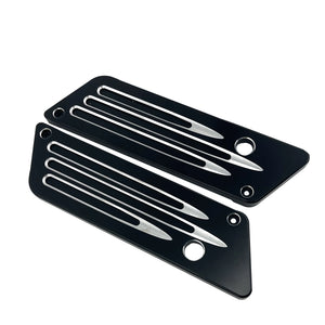 Caches de charnière et loquet biseautés pour sacoche Harley 1993-2013 - vue 6