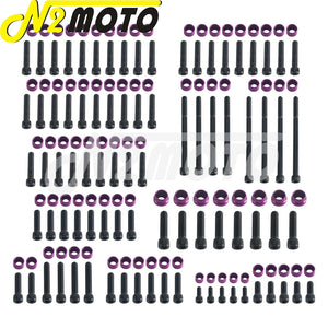 Kit de boulons et caches colorés pour moteur Harley M8 - vue 6