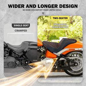 Selle Deux-Places Conducteur/Passager - Harley-Davidson Softail Breakout & Fat Boy 2018-2025 – photo 3/11