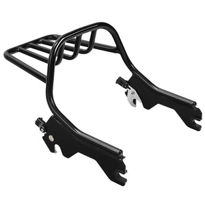 Porte-bagages deux-places noir brillant pour Harley-Davidson Sport Glide et Low Rider FXLR - vue 5