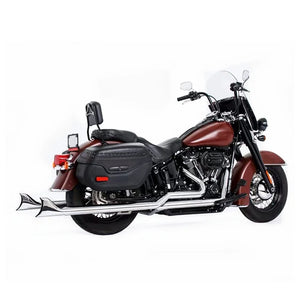 Ligne d'échappement queue de poisson pour Harley Softail - vue 8