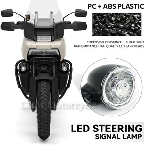 Clignotant avant LED fumé monté sur une Harley-Davidson Nightster - vue 5