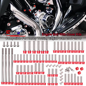 Kit de boulons et caches colorés pour moteur Harley Touring - vue 10