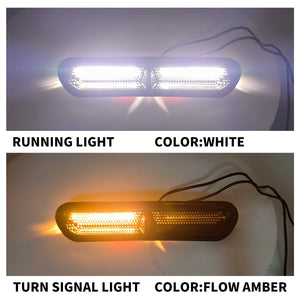 Feu LED de grille de carénage chromé pour Harley-Davidson Touring - vue 4