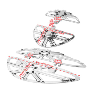 Repose-pieds usinés en aluminium noir pour moto Harley-Davidson - vue 6