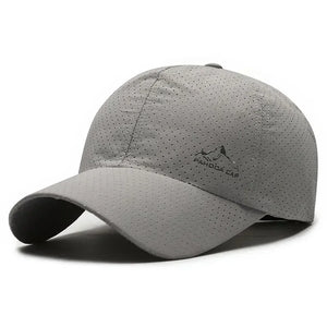 Casquette filet grise respirante - vue de face - vue 12