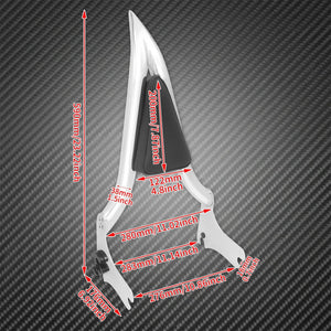 Dossier Passager Amovible Chromé (Sissy Bar) - Harley-Davidson Touring Road King, Street Glide, Electra Glide 1997-2008 – photo 4/7