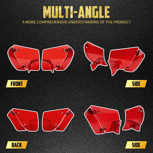 Déflecteurs d'Air Latéraux Réglables pour Carénage Supérieur - Harley-Davidson Touring Road Glide Special FLTRX 2023 et plus – photo 3/11