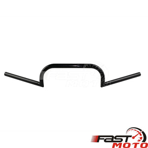 Guidon clubman noir mat pour moto café racer - vue 3