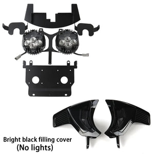 Kit de phares LED noirs pour Harley Road Glide - vue 13