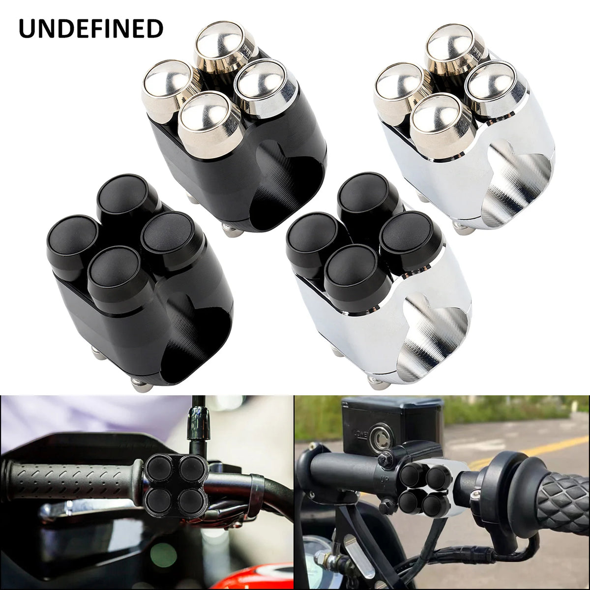 Commutateur de guidon multifonction 25 mm, compatible Harley et autres marques – photo 2/10