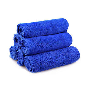 Lot de 5 Serviettes Microfibre Suédine pour Lavage Auto/Moto (30x30cm & 30x70cm) – photo 7/8