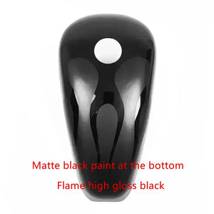 Coque de réservoir d'huile motif flammes pour moto Harley - vue 13