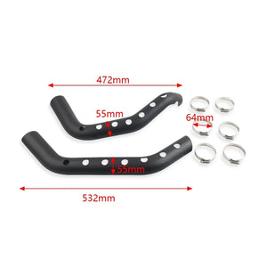 Caches de protection thermique d'échappement (la paire) - Harley-Davidson Sportster XL 883/1200 2014-2015 – photo 2/6