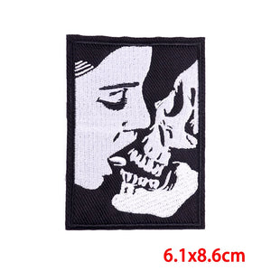 Écusson brodé biker/punk thermocollant - vue 44