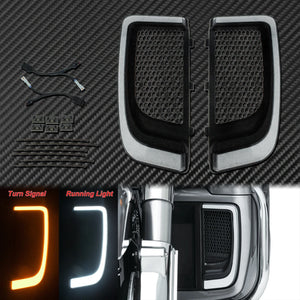 Grille inférieure de carénage LED noire pour Harley-Davidson Touring - vue 7