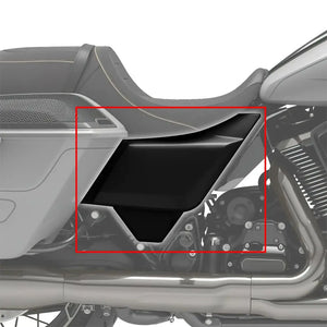 Caches de batterie noirs pour Harley Road Glide Street Glide - vue 5