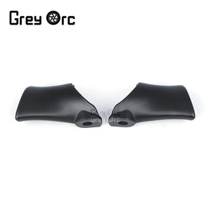 Support de clignotant noir pour fourche de moto - vue 1