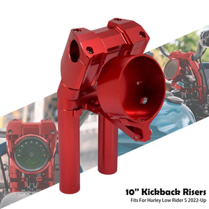 Rehausseurs kickback 10 po avec support compteur pour Harley Low Rider S - vue 6