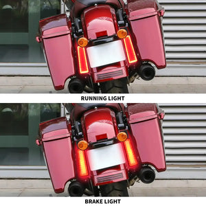 Insert LED de Sacoche/Garde-boue - Feu de Position et Stop - Harley-Davidson Touring Road Glide, Road King, Street Glide 2014-2023 – photo 2/8