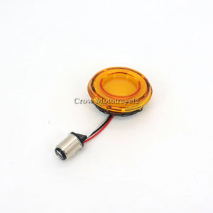 Clignotant LED format bullet chromé pour kit de conversion Harley-Davidson - vue 5