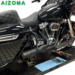 Système d'échappement complet 2-en-1 pour Harley-Davidson Touring Electra Glide FLHTI/FLHTK, Street Glide et Road Glide 2017 et plus – photo 6/10