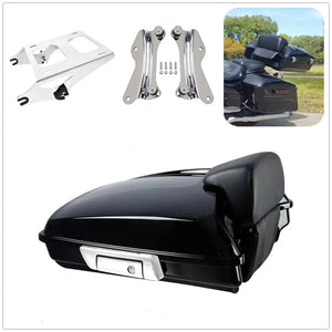 Top case Razor Tour Pack noir avec dossier passager pour Harley Touring - vue 5
